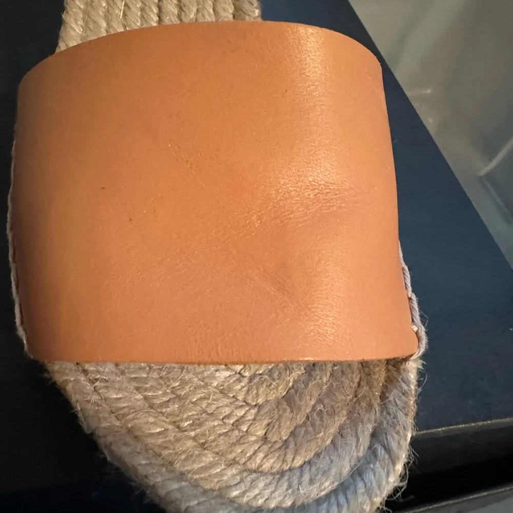 SPRING! Jcrew Corsica, espadrille, wedge, new in box, size 9, dusty cypress - Picture 5 of 8